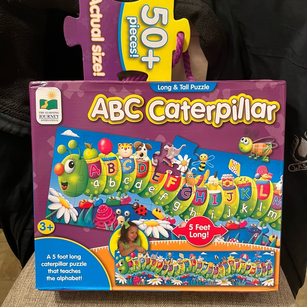 The Learning Journey ABC Caterpillar Puzzle - Colorful